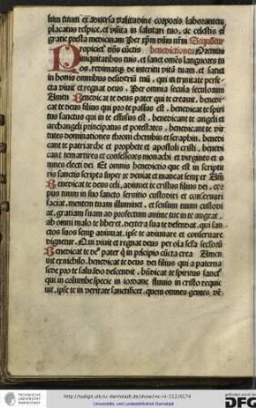 Propicietur dominus cunctis iniquitatibus tuis et sanet omnes languores tuos...