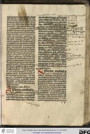 Spiritu ambulate etc. Ante initium illius epistole scribit sanctus Paulus Omnis enim lex...