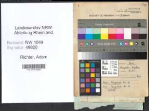 Entnazifizierung Adam Richter , geb. 21.03.1902 (Blechwalzer)