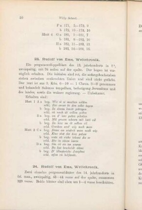 24. Rudolf von Ems, Weltchronik.