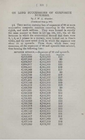 On long successions of composite numbers.