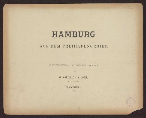 Hamburg : aus dem Freihafengebiet