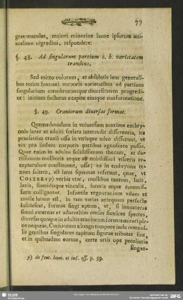 §. 48. Ad singularum partium c. h. varietatem transitus