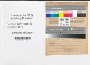 Entnazifizierung Nikolaus Scheurig, geb. 23.07.1904 (Polizeibeamter)