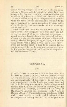 Chapter VII. Java
