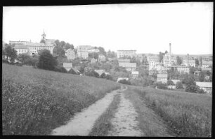 Grünhainichen. Blick auf Grünhainichen