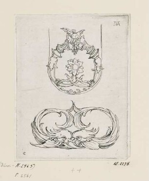 Zwei Verzierungen, Blatt 3 der Folge "Ornamente"