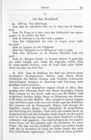 V. Denkelbuch: Bericht über die Huldigung für Erzbischof Christoph (1512)