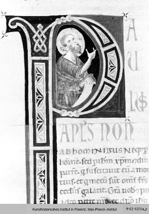 Bibel : Historisierte Initiale P: Sophonias