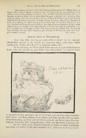 111-112, Bach, Albrecht Dürer in Württemberg