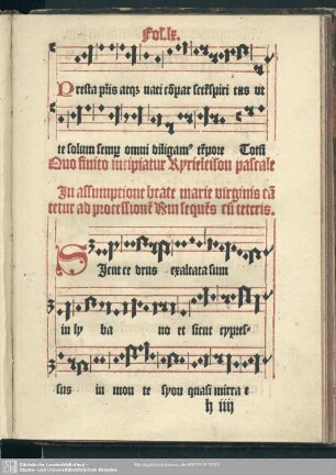 In assumptione beate marie virginis ...