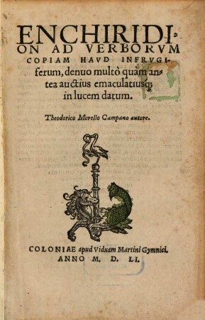 Enchiridion ad verborum copiam haud infrugiferum