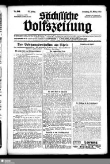 Sächsische Volkszeitung : für christliche Politik und Kultur
