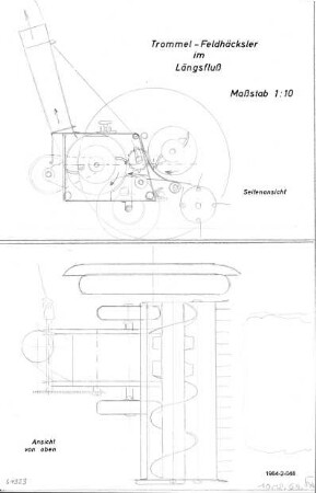 Trommel-Feldhäcksler im Längsfluß (Geteilte Verfahren - 2. Teil)