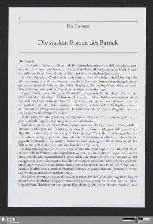 Die starken Frauen des Barock