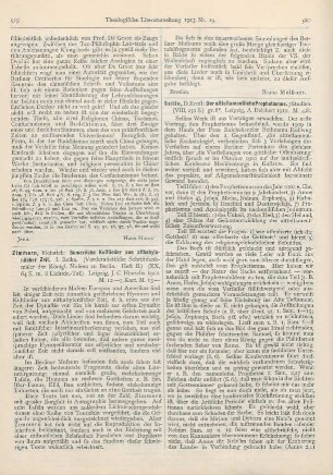 580-582 [Rezension] Sellin, Ernst, Der alttestamentliche Prophetismus