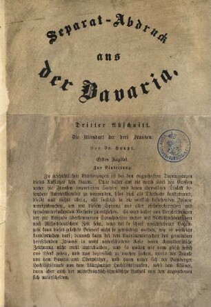 Die Mundart der drei Franken
