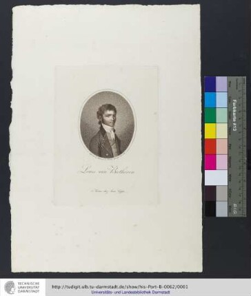 Louis van Beethoven / Dessiné par G. Steinhauser de Treuberg ; Gravé par Joh. Neidl
