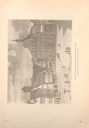 Bild 49 Der obere Marktplatz mit dem neuen Rathaus 1828