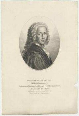 Bildnis des Bard. Sigefroi Albinus