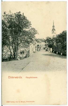 Elsterwerda. Hauptstraße