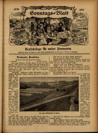 Ausgabe vom Sonntag, den 18. Mai 1913.