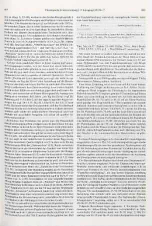 498-500 [Rezension] Tate, Marvin E., Psalms 51 - 100