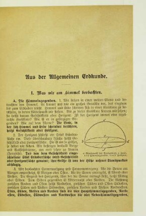 Aus der Allgemeinen Erdkunde