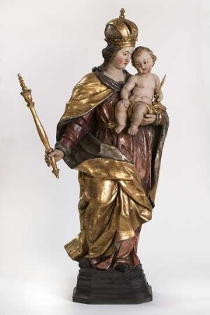 Skulptur: Madonna mit Kind