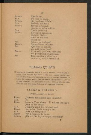 Cuadro quinto
