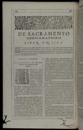 De Sacramento Confirmationis. Liber Unicus.