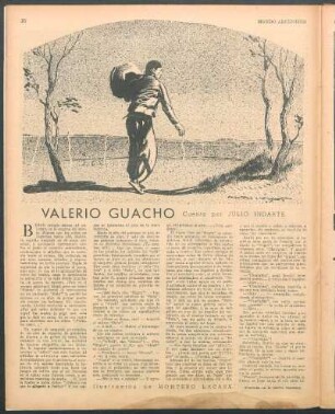 Valerio Guacho : Cuento por Julio Indarte