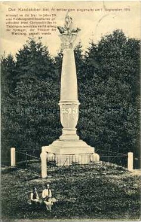Denkmal bei Altenbergen