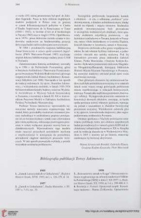 69: Bibliografia publikacji Teresy Jakimowicz