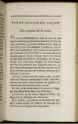 Vingt-Huitiéme Leçon.
