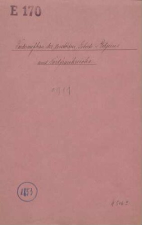 Wiederaufbau der zerstörten Gebiete Belgiens und Nordfrankreichs