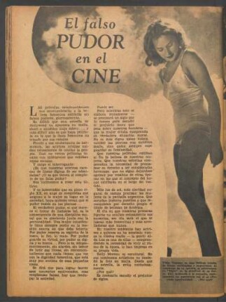El falso pudor en el cine