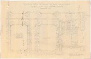 Gartenanlage V.D.M. Steirische, Luftfahrtwerke, Marburg/Drau: Gestaltung der Grünflächen: Grundriss 1:500