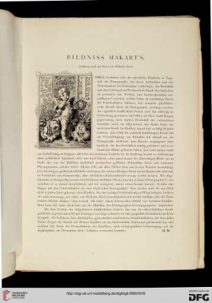 Bildniss Makart's