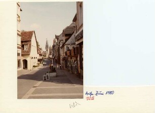 Bruchstraße. Blickrichtung Marktplatz. Detmold