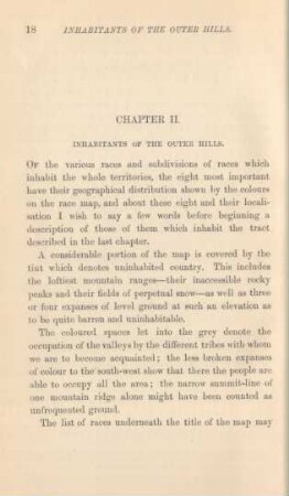 Chapter II. Inhabitants of the Outer Hills