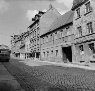 Teichstraße. Nordseite vom Wohnhaus Nr. 22 nach Westen