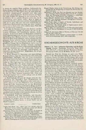 918-920 [Rezension] Pollard, Thomas E., Johannine christology and the early church