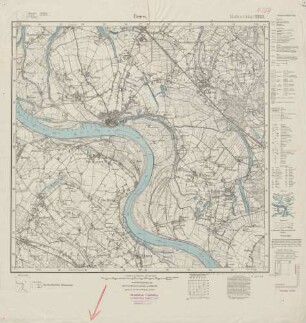 4204 (alte Nr.: 2353) Rees, Meßtischblatt