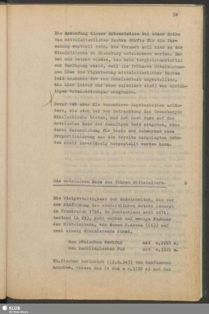 Die metrischen Maße des frühen Mittelalters