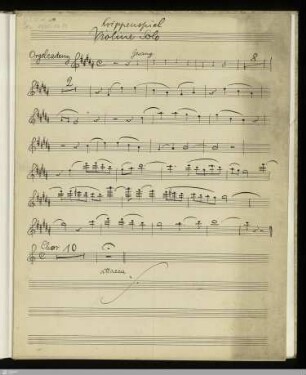 Krippenspiel / Violine Solo