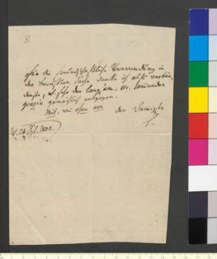 Brief von Herder, Johann Gottfried an Goethe, Johann Wolfgang von