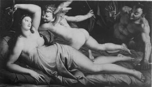 Venus mit einem Satyr