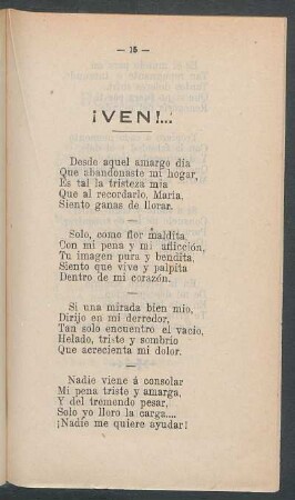 ¡Ven!...