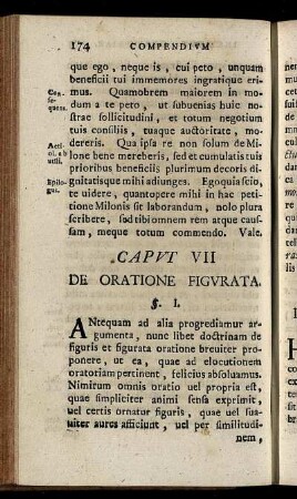 Caput VII. De Oratione Figurata.